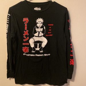 Naruto long sleeve tee Ramen is the best pleasure. Ramen shop.